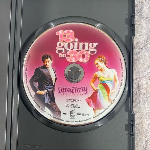 13 Going on 30 DVD Jennifer Garner Mark Ruffalo RomCom Rated PG13 - Picture 2 of 2